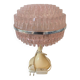 ▪️50s Pop and Modern Plastic Lamp Pink Globe and Cream Base Brand ME