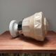 Set of three Thabur globe wall lights in pastel opaline