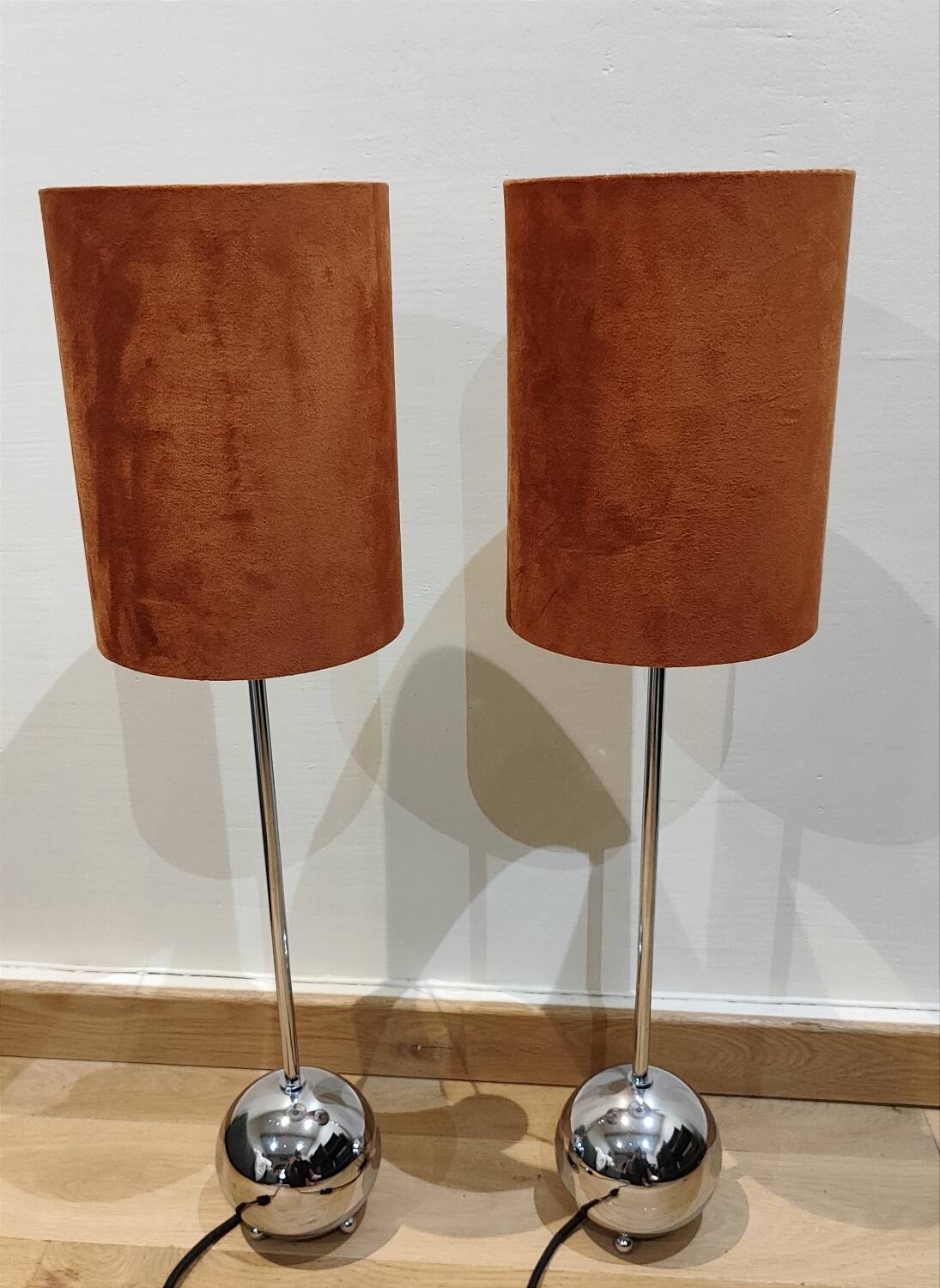 Two vintage lamps