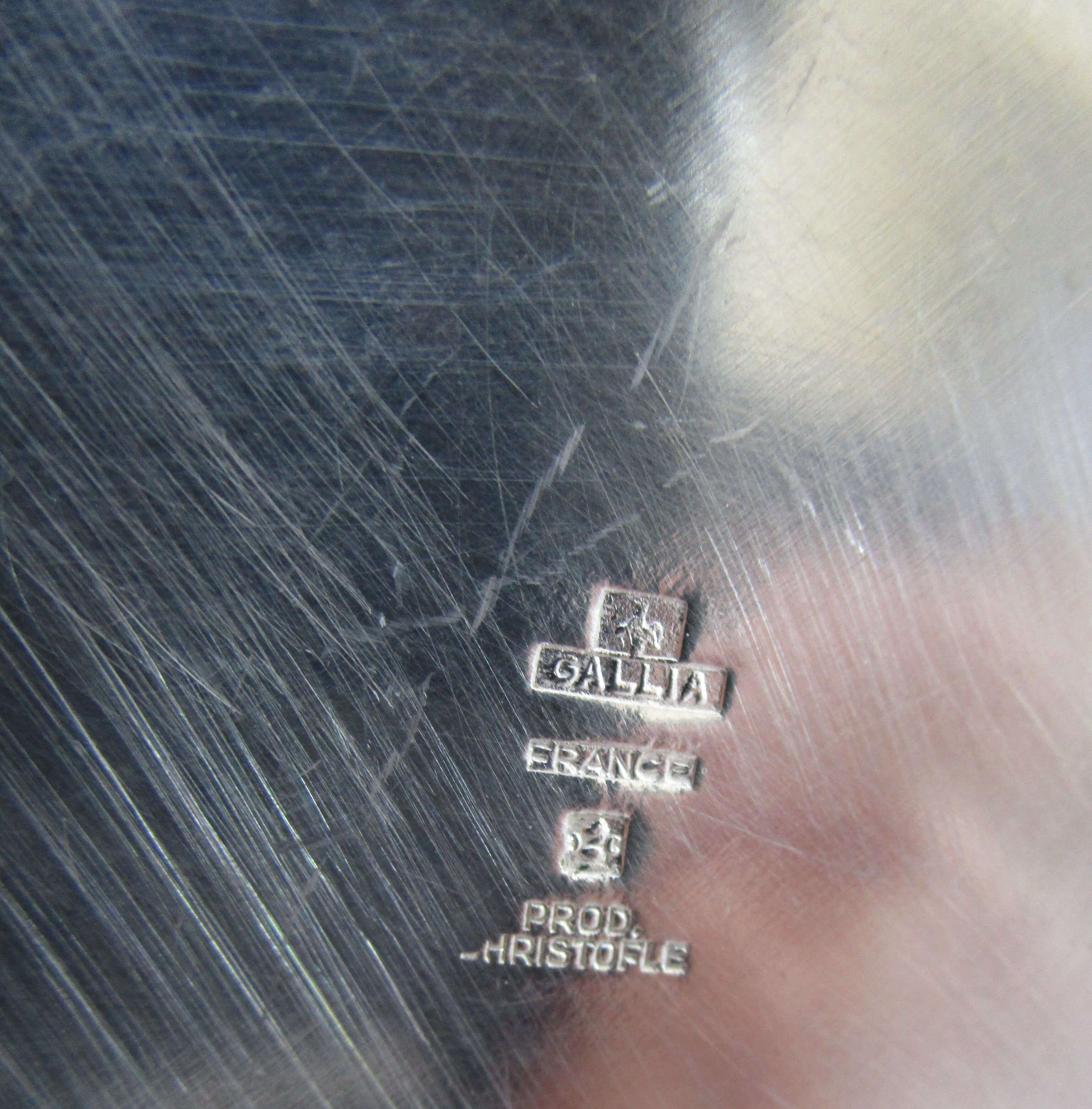 Christofle Gallia silver metal shaker