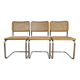 Lot of 3 ccesca b32 by marcel breuer made in italy