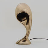 Solid gilded bronze lamp 50s
