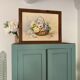 Watercolor in its wooden frame