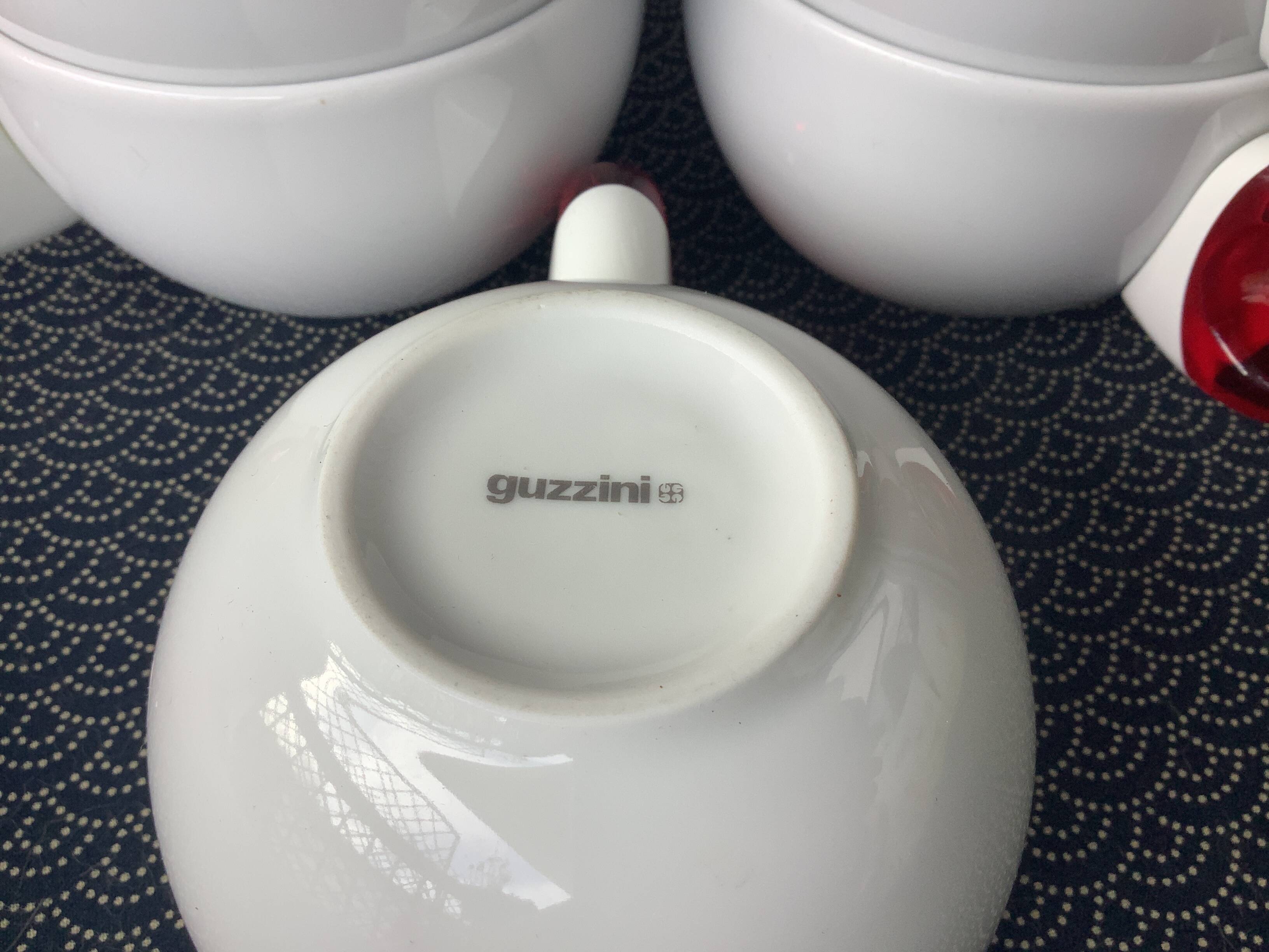 Guzzini porcelain breakfast cups