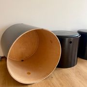 Lot de 5 tabourets et table d’appoint par Verner Panton, 1965