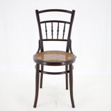 1930s Bentwood beech Chair with Pedig Seat, Austria