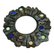 Ceramic mirror by Jacky Coville, 1970s.