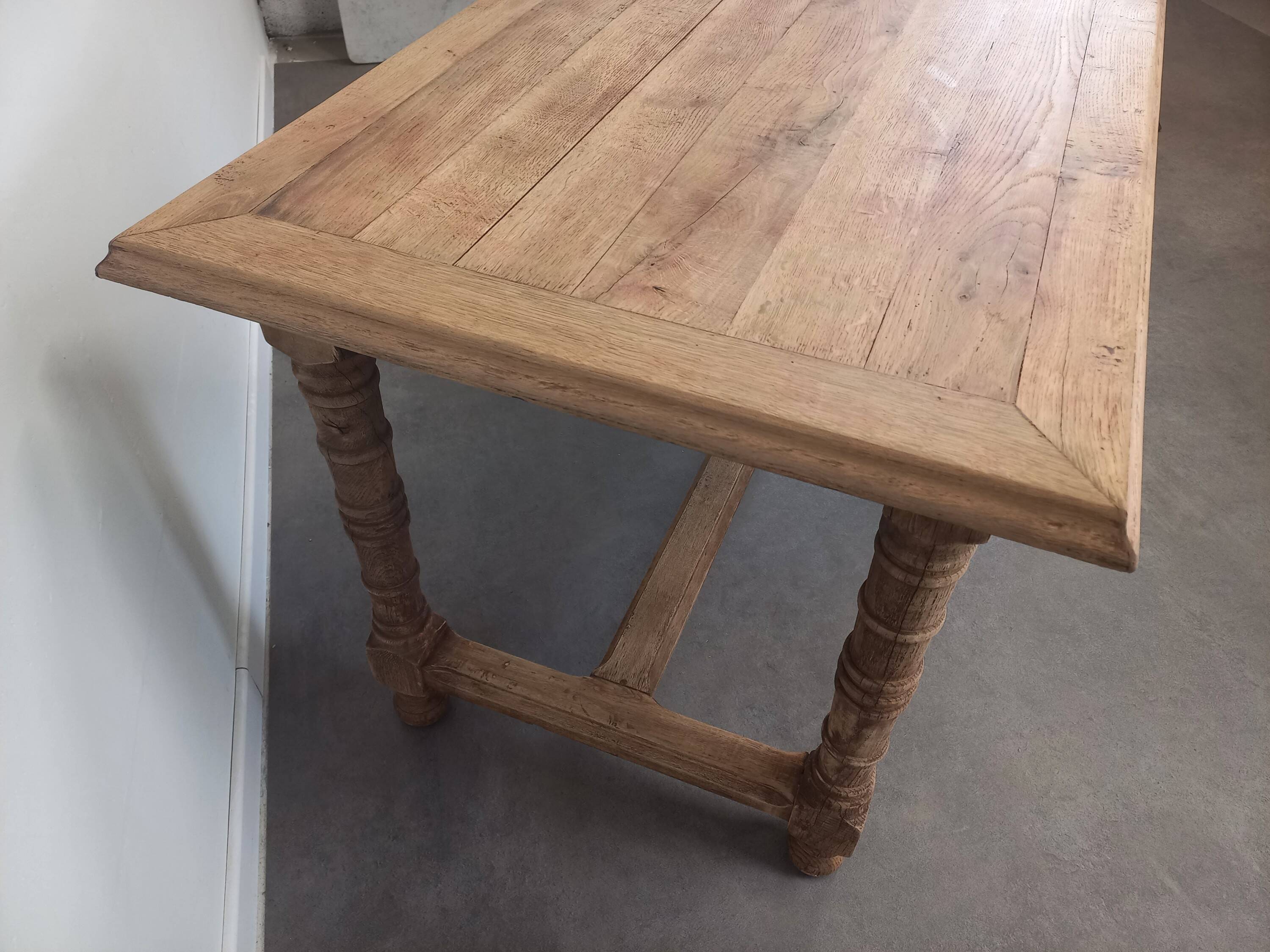 Oak farm table 158 cm