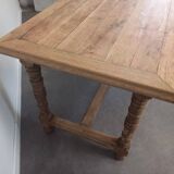 Oak farm table 158 cm