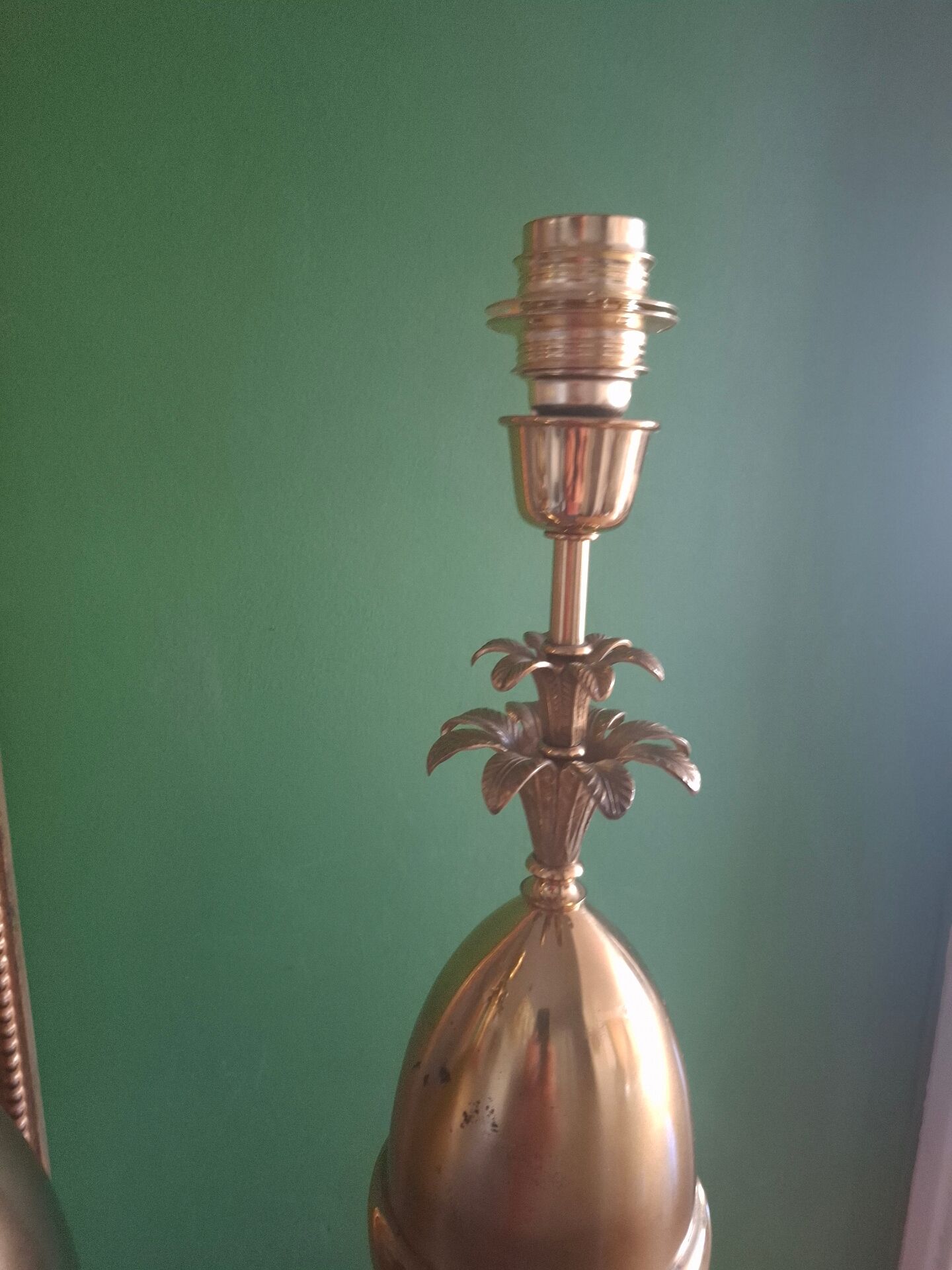 Lampe ananas Hollywood regency