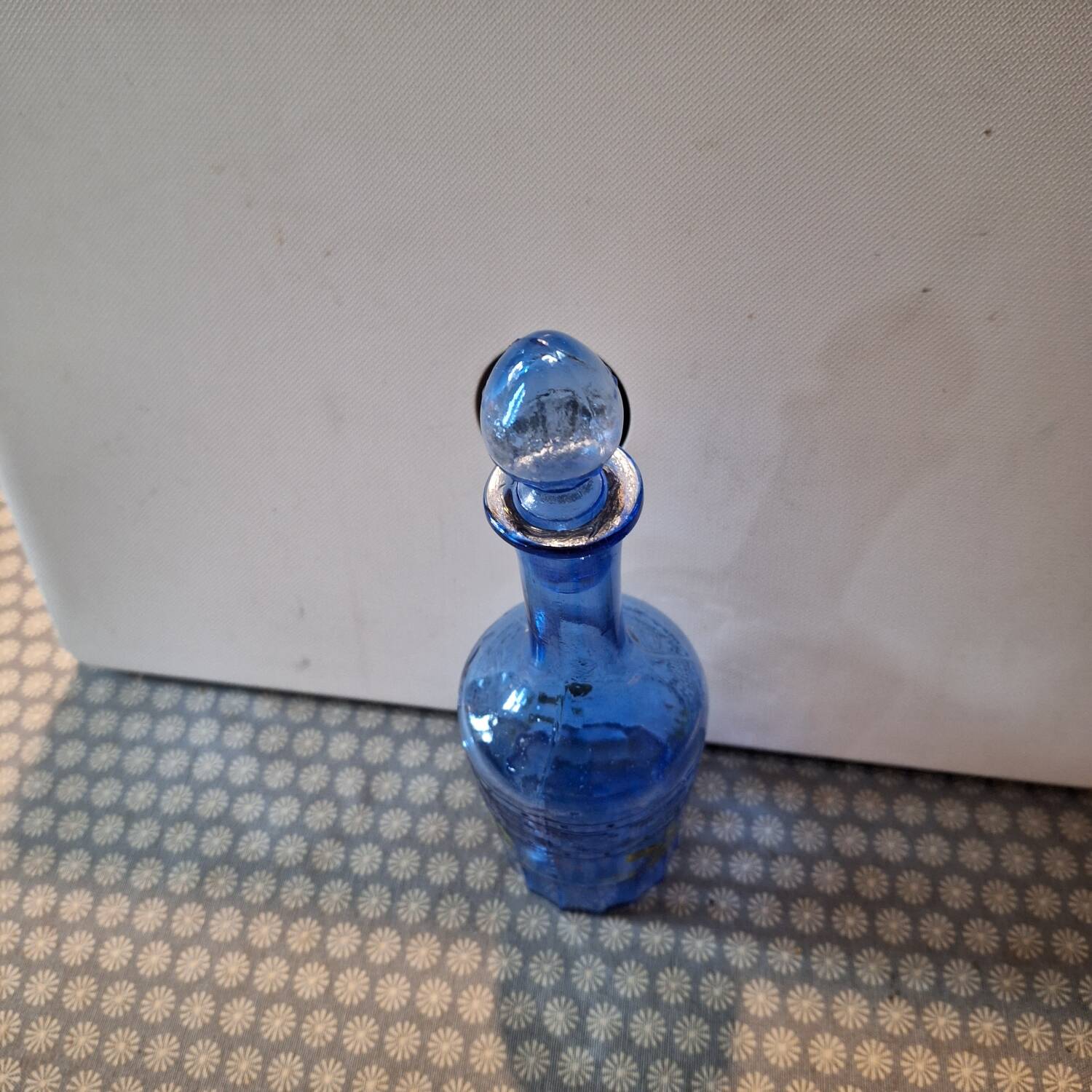 Small blue carafe