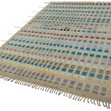 Handwoven Turkish Rustic 211 cm x 305 cm Multicolor Wool Carpet