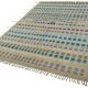 Handwoven Turkish Rustic 211 cm x 305 cm Multicolor Wool Carpet
