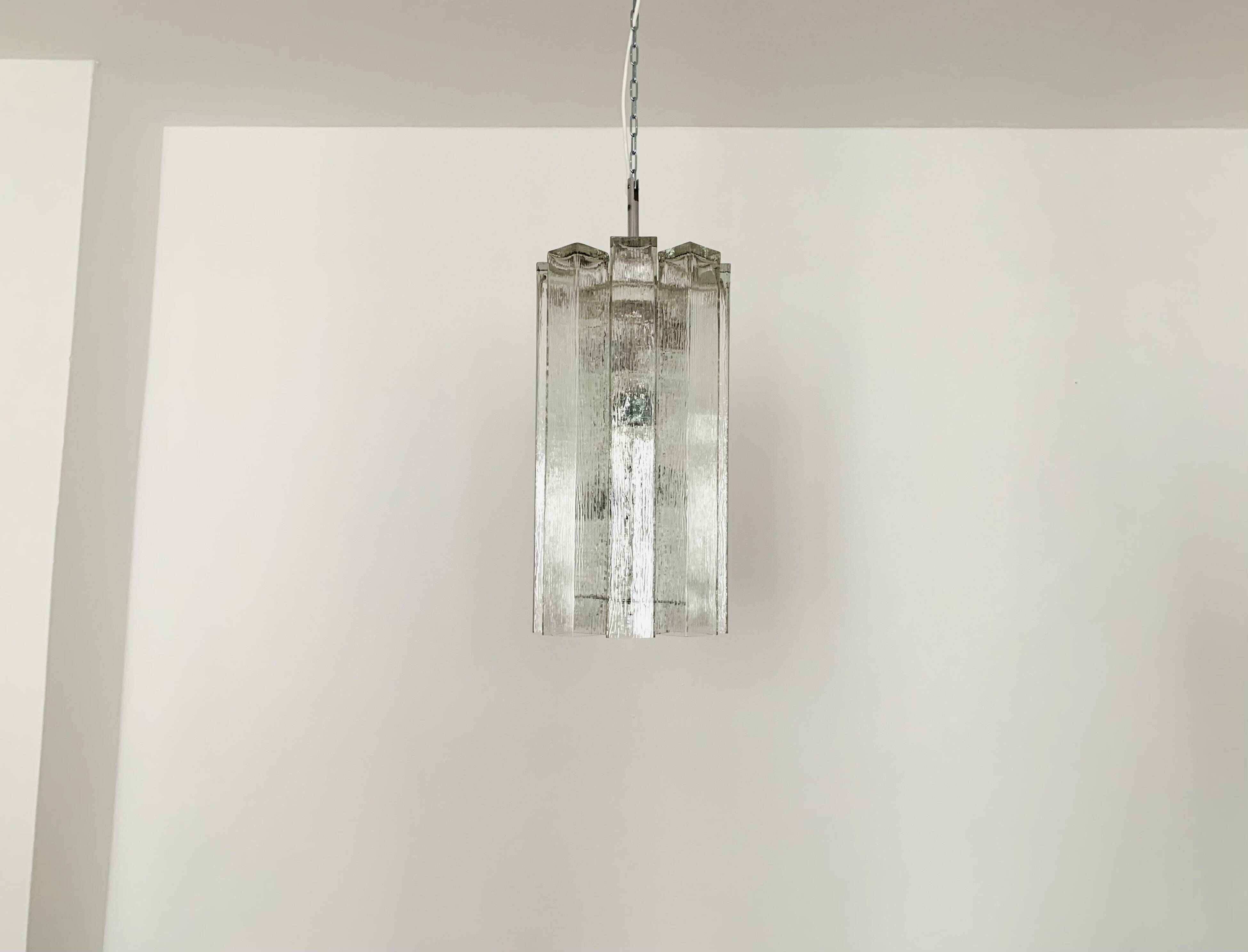 Large Crystal Glass Chandelier by Doria