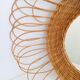 Vintage rattan mirror  50x55cm