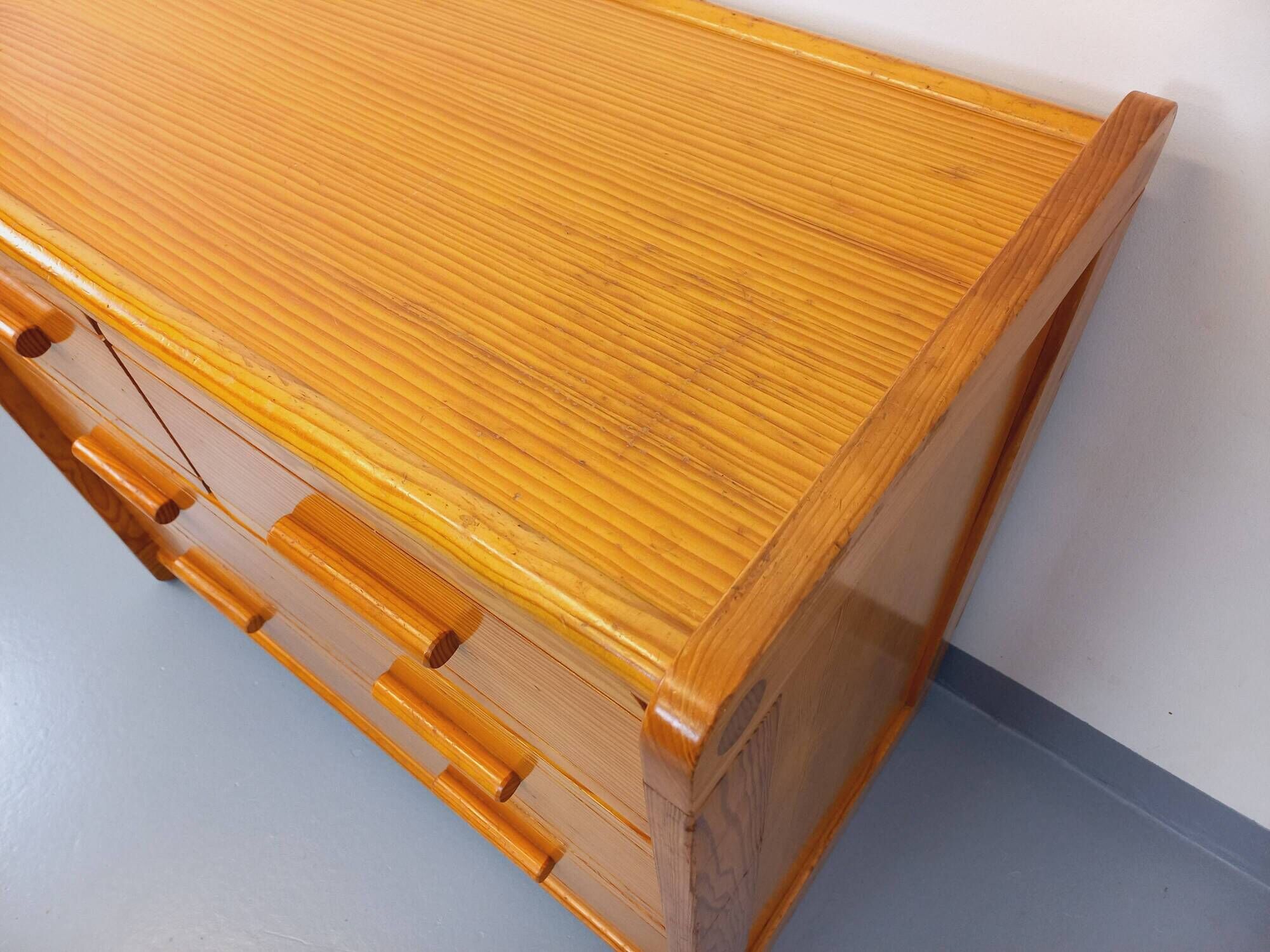 Vintage Gautier pine chest of drawers from the 70s 80s