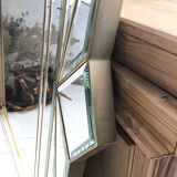 Italian design milked gold mirror