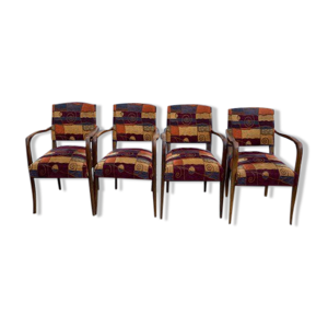 Lot de 4 fauteuils bridge