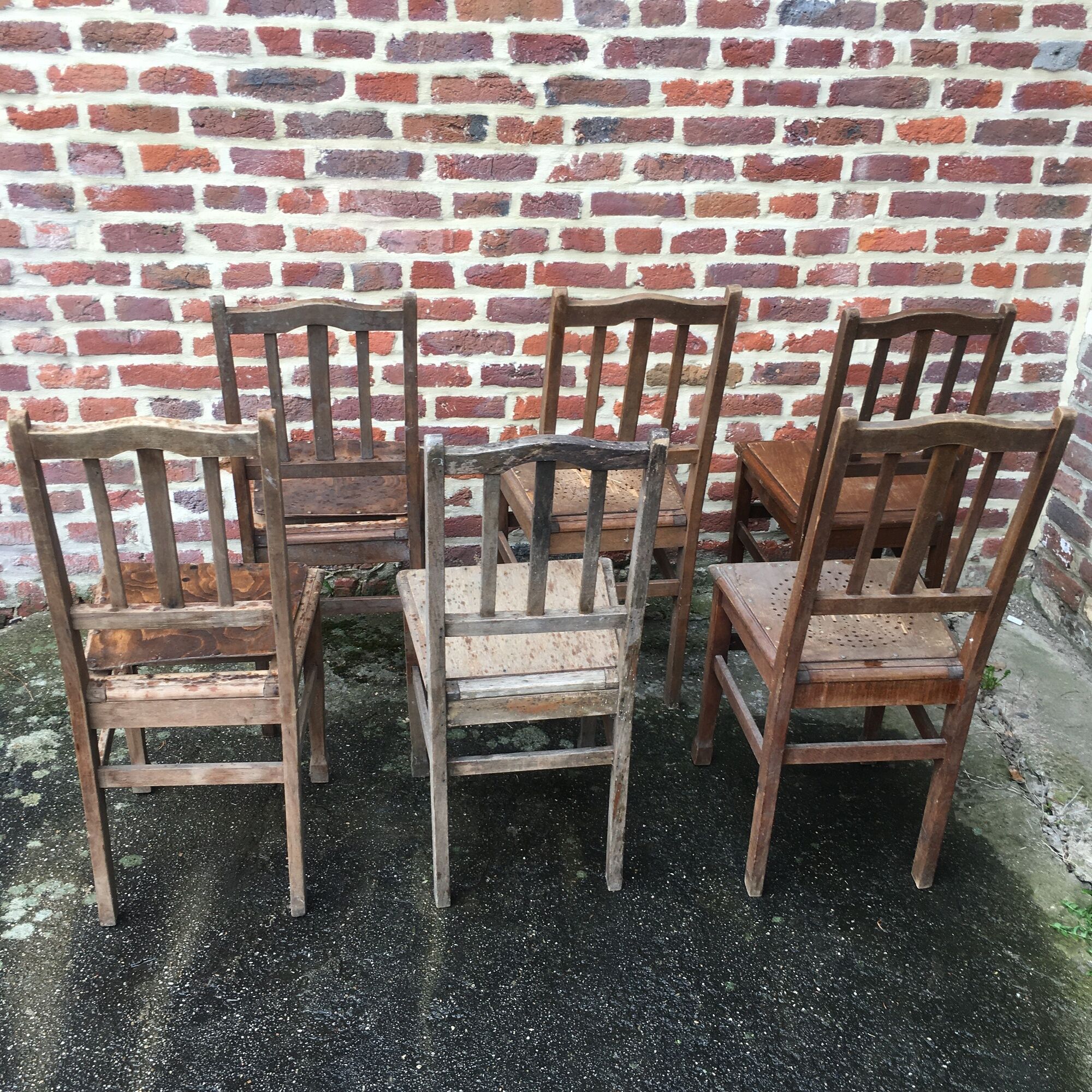 Set of 6 Luterma bistro chairs