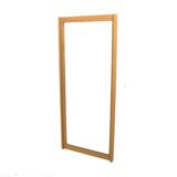 Scandinavian oak mirror 112x48cm, Nybrofabriken, Sweden, 1960