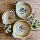 Set of 3 vintage serving dishes from the Flamingo series by Stavangerflint