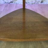Light wood tripod table 50s