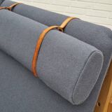 1970s, Danish design by Børge Mogensen, sofa model 2252, oak, furniture wool