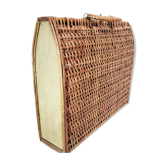 Valise en osier 1960