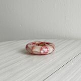 Ashtray in natural pink alabaster