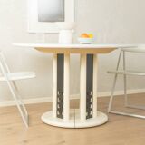 Table de salle à manger extensible postmoderne de Thonet, datant des années 1980