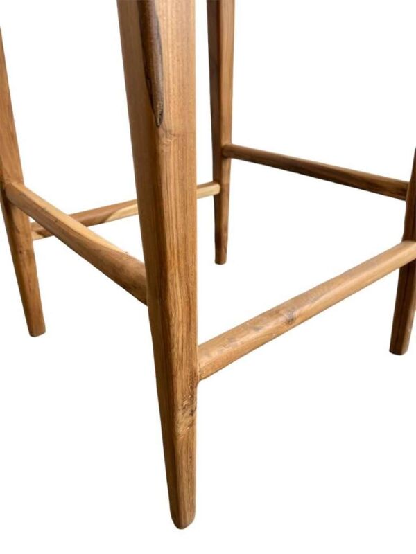 Tabouret de cuisine / tabouret de bar en bois wabisabi rétro (plusieurs)