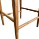 Retro wabisabi wood kitchen stool / bar stool (multiple)