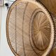 Duo of Emmanuelle armchairs in wicker