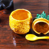 Ceramic pineapple sugar box