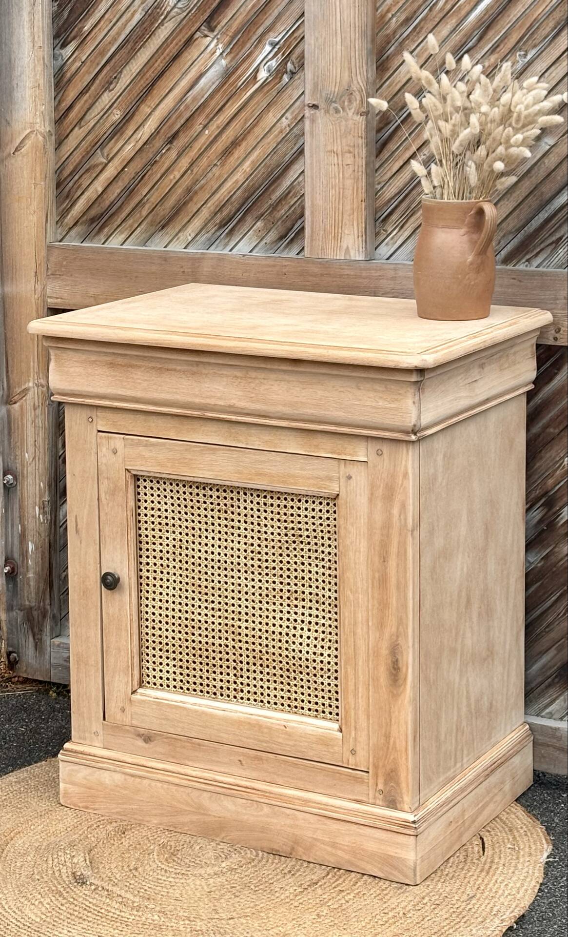 Buffet rénové : 1 porte + 1 tiroir - confiturier , meuble vasque …