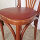 Vintage Bentwood Dining Chair: Thonet Style Fan Backrest, 1970s Irish Pub