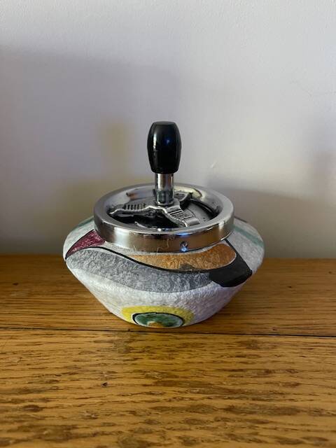 Old ceramic ashtray from the 70s.