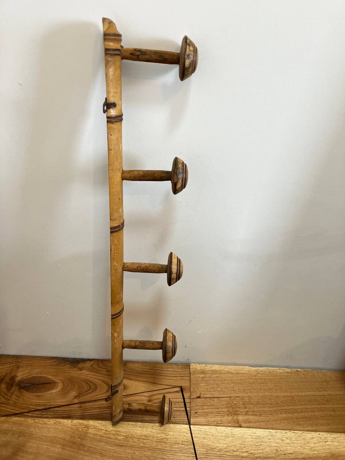 Large wooden coat rack