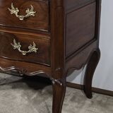 Sauteuse Commode in Amaranth and Mahogany, Louis XV – 18th Century