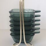 Set of ashtrays, Wagenfeld, WMF
