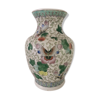 Vase porcelaine de Chine, milieu XXème siècle