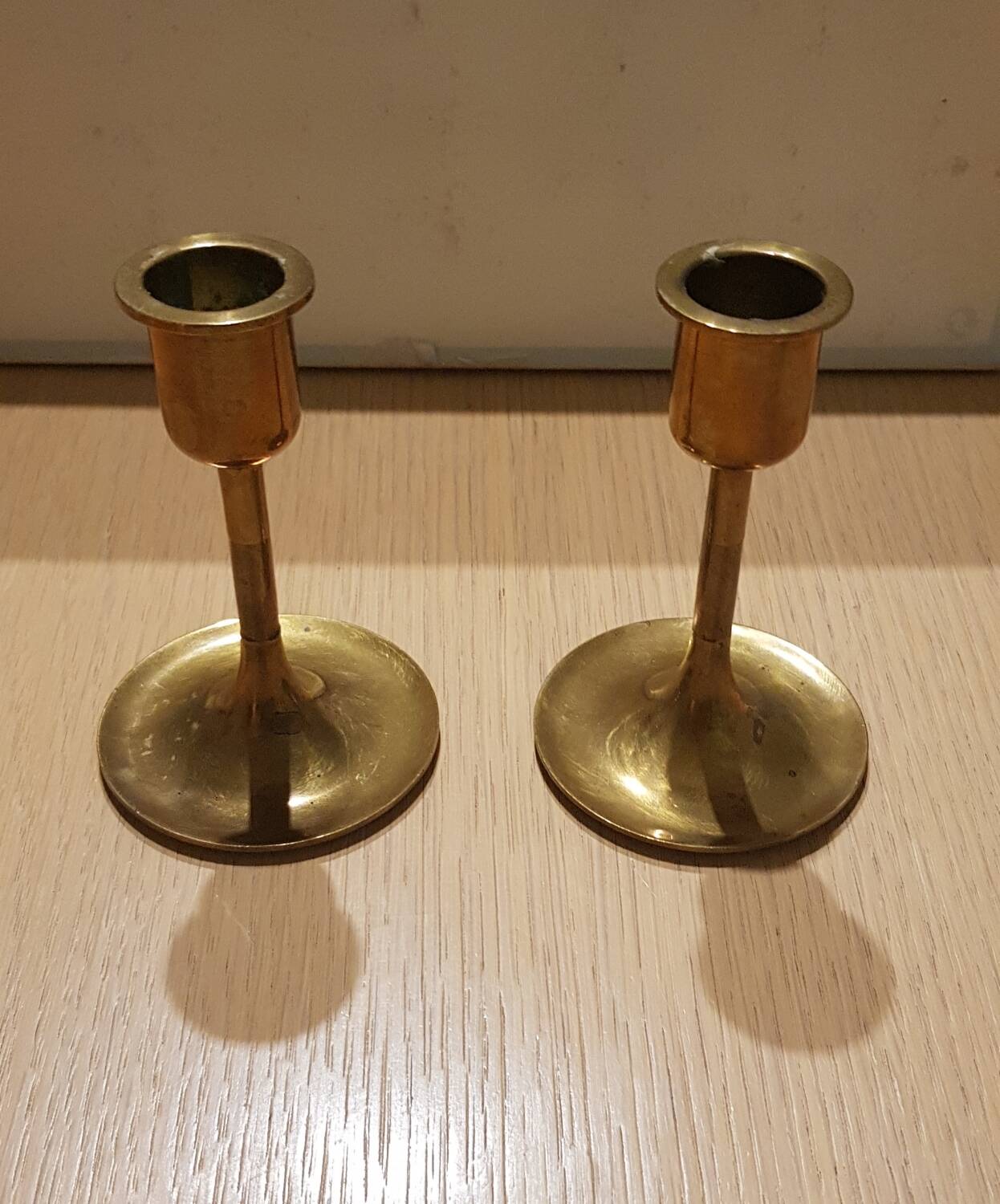 Small bronze candlestick