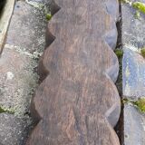 Awalé crocodile in exotic wood