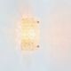 Mid Century Scandinavian Glass & Brass Wall Lamp - C.Fagerlund, 1960s