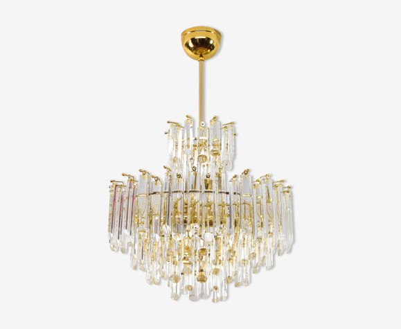 Lustre Venini Italien cristal Murano