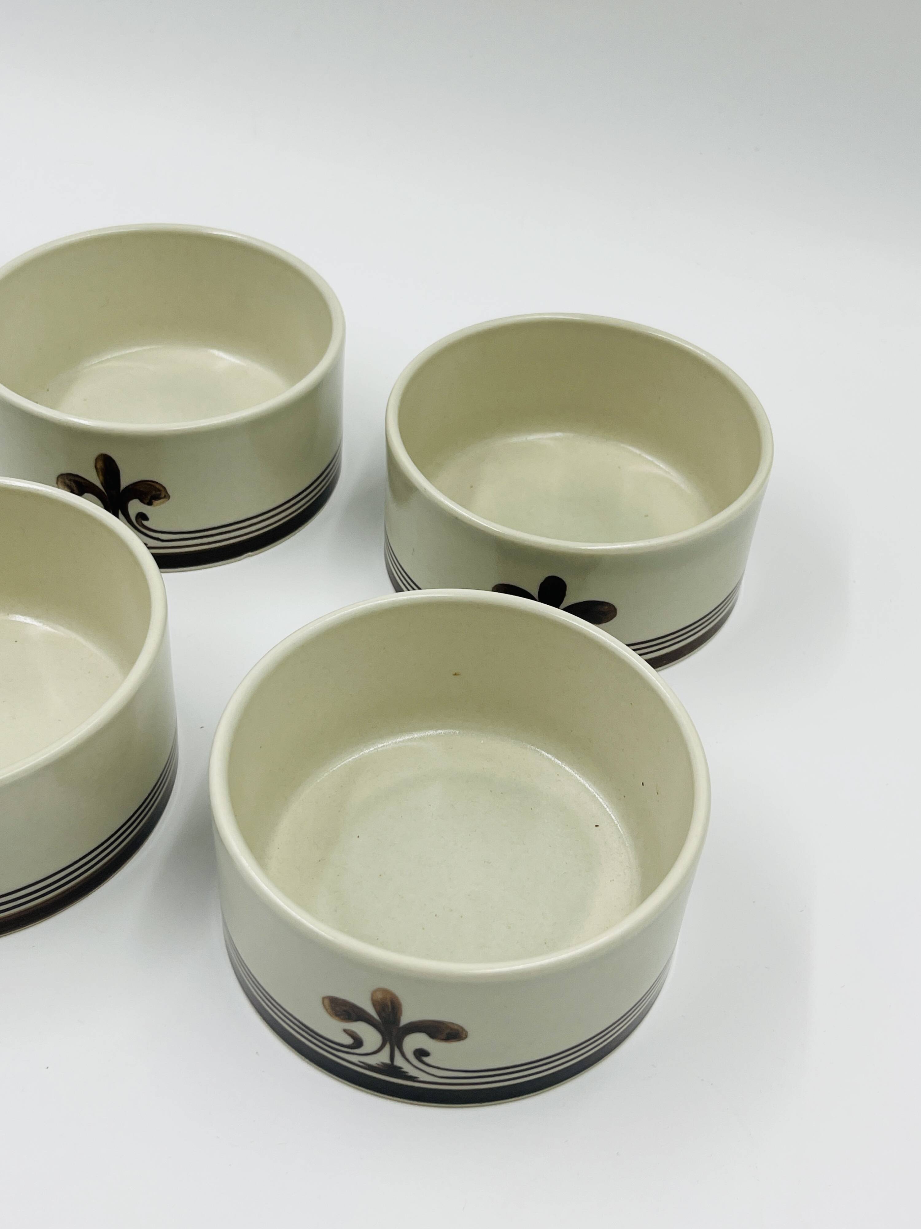 6 Ramequins Rosenthal studio-line "Siena" par Richard Scharrer 1970
