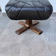 Ottoman ou tabouret style scandinave vintage