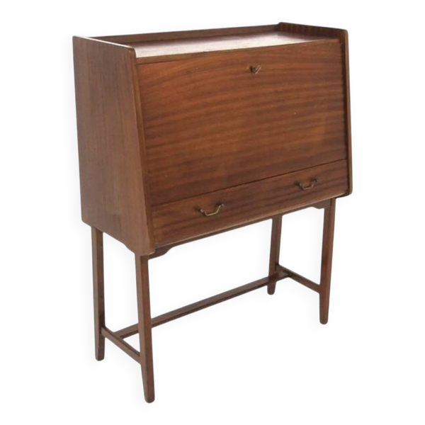 Secrétaire scandinave en acajou, Suède, 1950