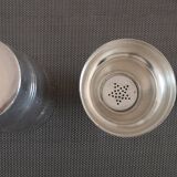 Art Deco silver metal shaker - Oscar Wiskemann - 1930s