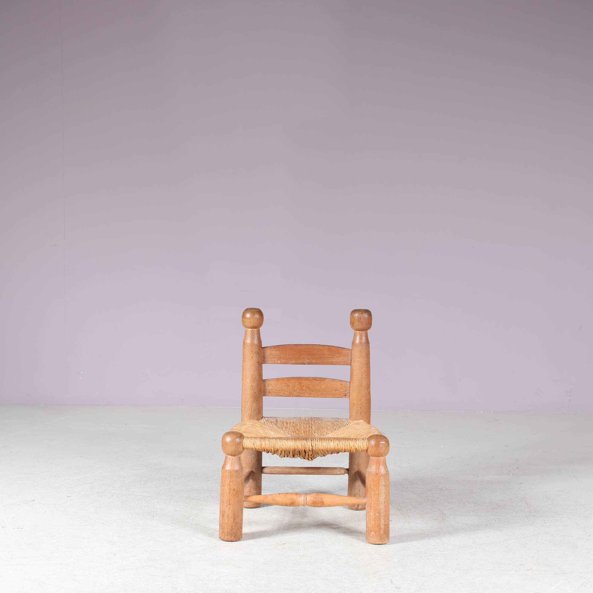 1950s French fire side chair